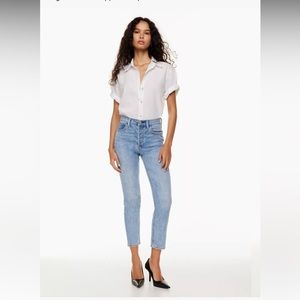 Aritzia Denim Forum Yoko High Rise Slim Jeans Size 27
